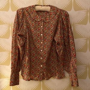 Gorgeous Doen blouse in Liberty Fabric. XS
